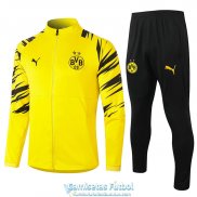 Borussia Dortmund Chaqueta Yellow + Pantalon 2020-2021