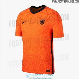 Camiseta Authentic Holanda Euro Primera Equipacion 2020