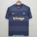 Camiseta Chelsea Pre Match Training Bule I 2022/2023