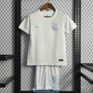 Camiseta Inglaterra Ninos Primera Equipacion 2022/2023