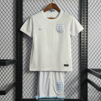 Camiseta Inglaterra Ninos Primera Equipacion 2022/2023
