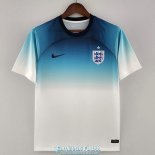 Camiseta Inglaterra White Blue 2022/2023