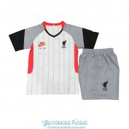 Camiseta Liverpool Ninos White 2020/2021
