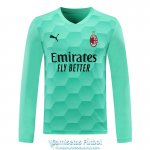 Camiseta Manga Larga AC Milan Portero Green 2020/2021