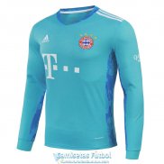 Camiseta Manga Larga Bayern Munich Portero Blue 2020-2021