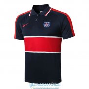 Camiseta PSG Polo Red Navy 2020-2021