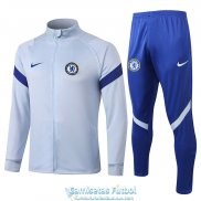 Chelsea Chaqueta Light Grey + Pantalon 2020-2021
