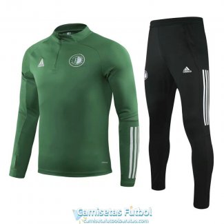 Feyenoord Sudadera De Entrenamiento Green + Pantalon 2020-2021