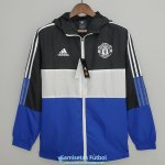 Manchester United Chaqueta Rompevientos Black Blue I 2022/2023