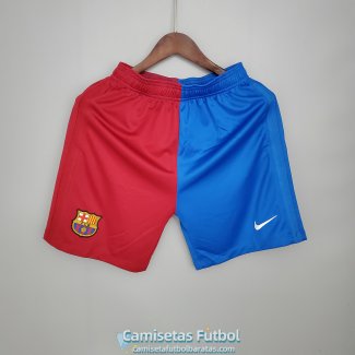 Pantalon Corto Barcelona Primera Equipacion Red Blue 2021/2022