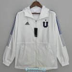 Universidad De Chile Chaqueta Rompevientos White I 2022/2023