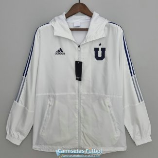 Universidad De Chile Chaqueta Rompevientos White I 2022/2023