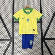Camiseta Brasil Ninos Primera Equipacion 2024/2025