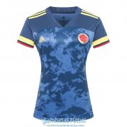Camiseta Colombia Camiseta Mujer Segunda Equipacion 2020-2021