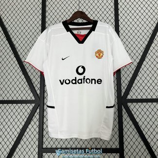 Camiseta Manchester United Retro Segunda Equipacion 2002/2003