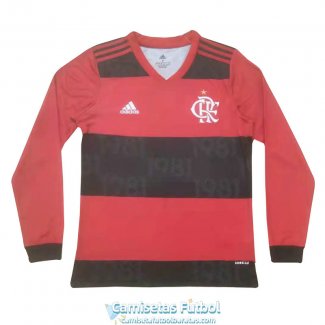 Camiseta Manga Larga Flamengo Primera Equipacion 2021/2022