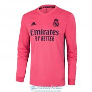 Camiseta Manga Larga Real Madrid Segunda Equipacion 2020-2021
