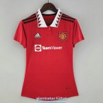 Camiseta Mujer Manchester United Primera Equipacion 2022/2023