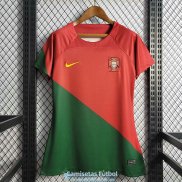 Camiseta Mujer Portugal Primera Equipacion 2022/2023