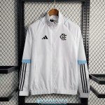 Flamengo Chaqueta Rompevientos White II 2023/2024