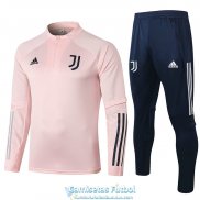 Juventus Sudadera De Entrenamiento Pink + Pantalon 2020-2021