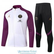 PSG x Jordan Chaqueta Purple + Pantalon 2020-2021