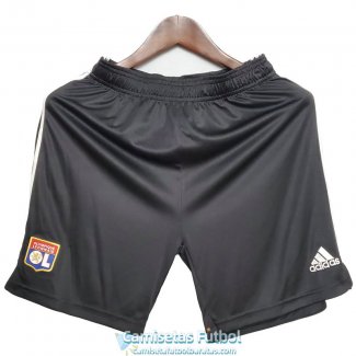 Pantalon Corto Olympique Lyonnais Black 2020-2021
