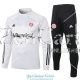 Sport Club Internacional Sudadera De Entrenamiento Light Grey + Pantalon 2020-2021