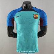 Camiseta Authentic Barcelona Training Suit Blue I 2022/2023