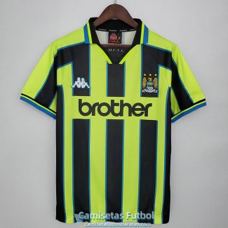 Camiseta Manchester City Retro Segunda Equipacion 1998/1999
