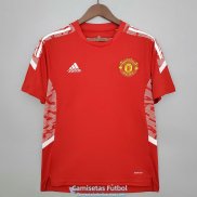 Camiseta Manchester United Training Red III 2021/2022