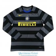 Camiseta Manga Larga Inter Milan Tercera Equipacion 2020/2021