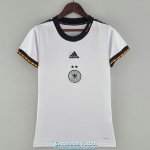 Camiseta Mujer Alemania White I 2022/2023