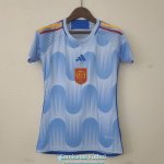 Camiseta Mujer Espana Segunda Equipacion 2022/2023