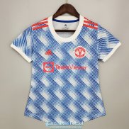 Camiseta Mujer Manchester United Segunda Equipacion 2021/2022