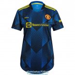 Camiseta Mujer Manchester United Tercera Equipacion 2021/2022