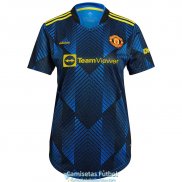 Camiseta Mujer Manchester United Tercera Equipacion 2021/2022
