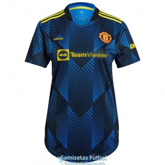 Camiseta Mujer Manchester United Tercera Equipacion 2021/2022