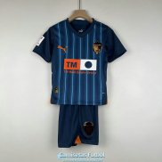 Camiseta Valencia Ninos Segunda Equipacion 2023/2024