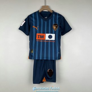 Camiseta Valencia Ninos Segunda Equipacion 2023/2024
