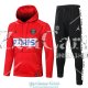 PSG x JORDAN Sudadera Capucha Red + Pantalon 2020-2021