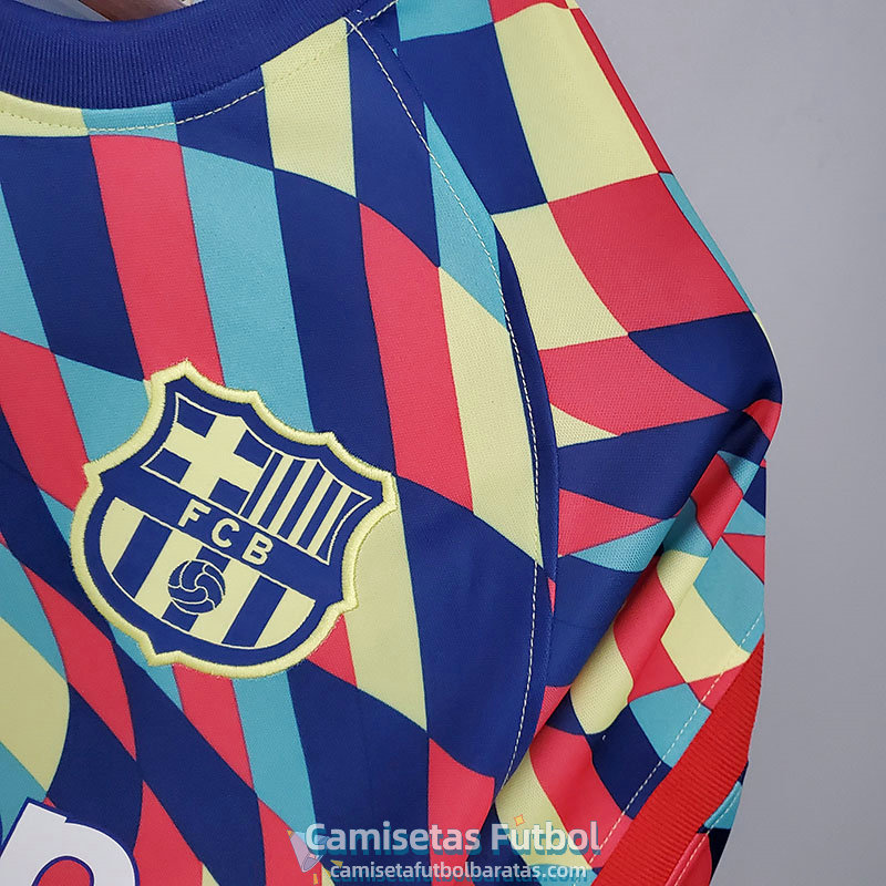 Camiseta Barcelona Training Distortion 2021/2022