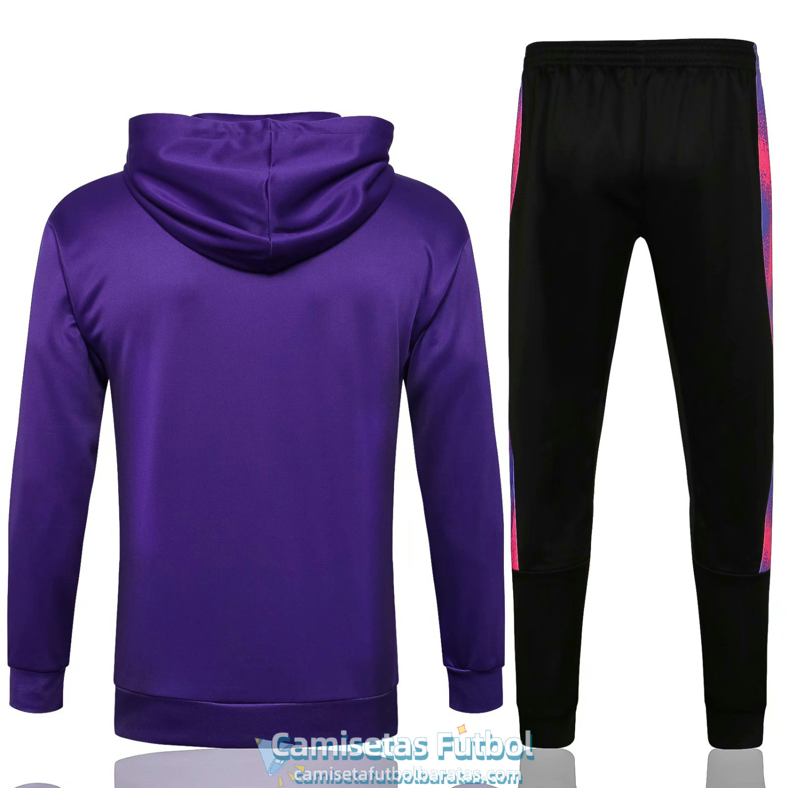 PSG x Jordan Sudadera Capucha Purple + Pantalon Black 2021/2022