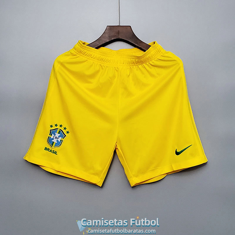 Pantalon Corto Brasil Primera Equipacion 2020-2021